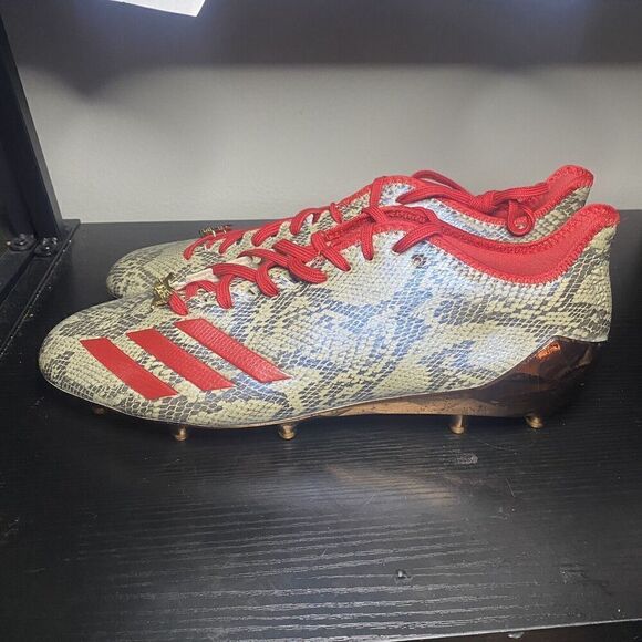 Adidas Adizero 5-Star 6.0 Texas Football Cleats BY3153 Mens Size 15 Snakeskin - Picture 6 of 11